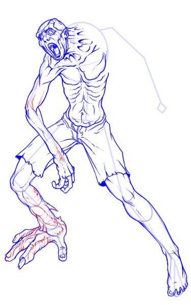 Рисунки карандашом мутанты