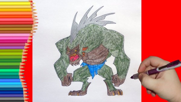 Как нарисовать МУТАНТА