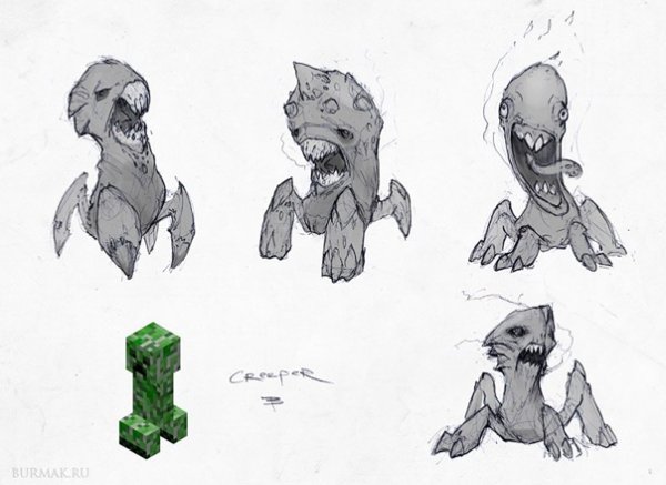 Референсы для рисования монстры