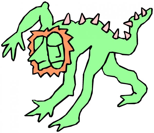 Рисунки мутантов животных