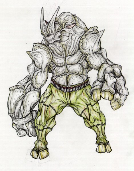 Как нарисовать МУТАНТА черепашек ниндзя