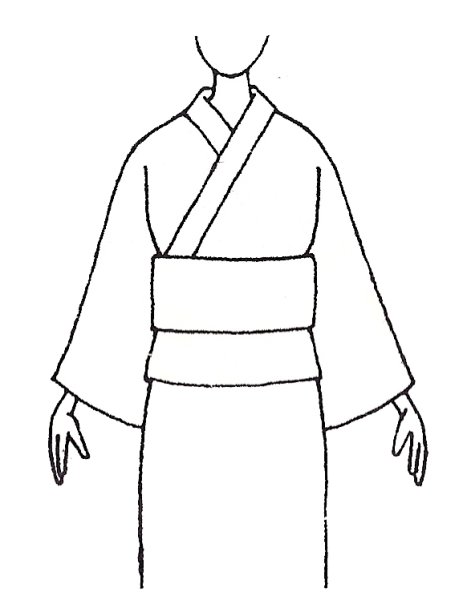 Кимоно для рисования