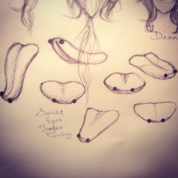 Нарисованный пирсинг