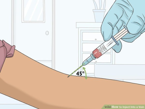 Шприц для инъекций в Вену