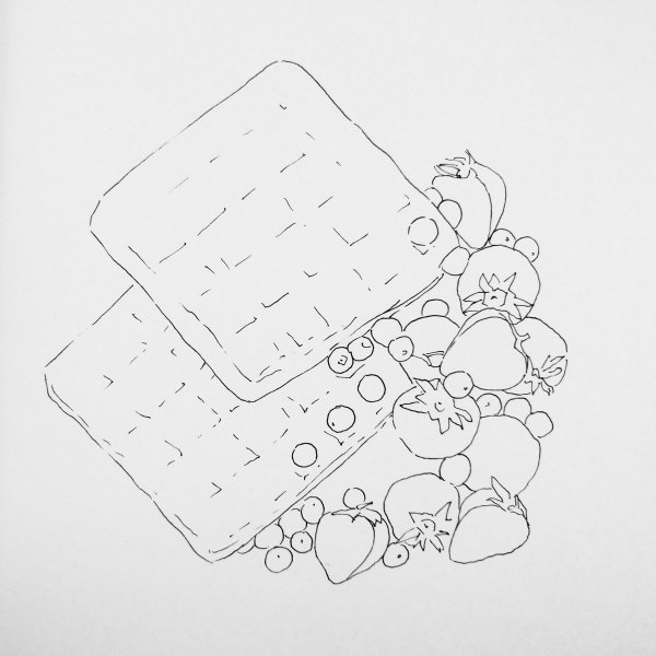 Вафли скетч