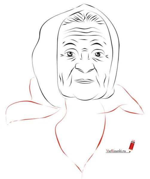 Портрет пожилого человека 4 класс