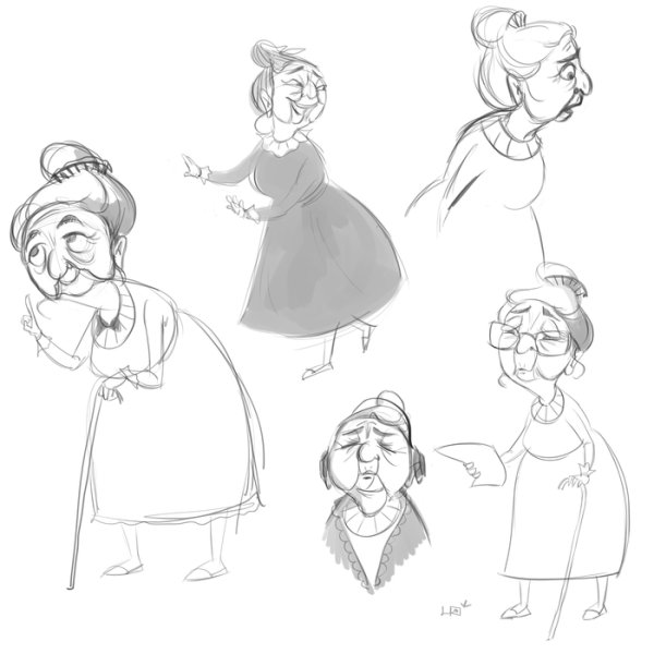 Бабушка персонаж скетч