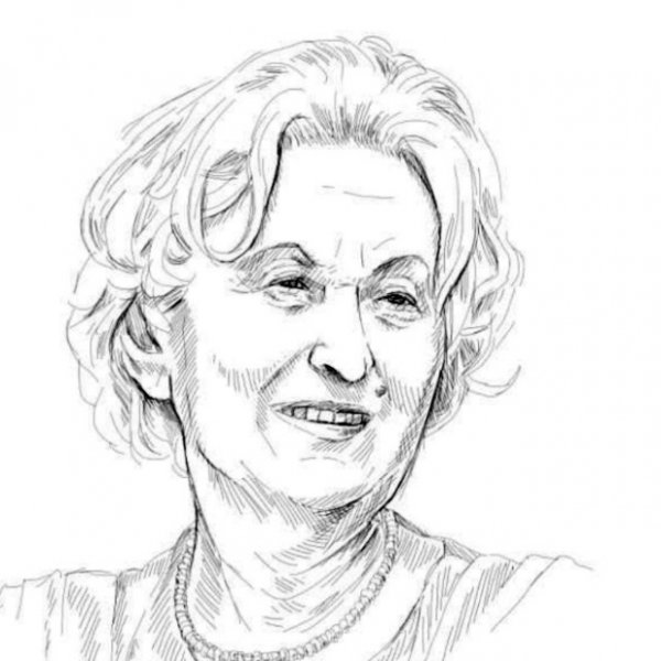 Портрет бабушки карандашом