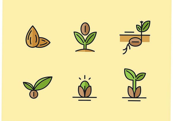 Пиктограммы посадки семян