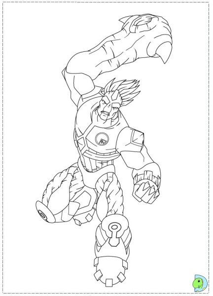 Раскраски Гормити повелители стихий