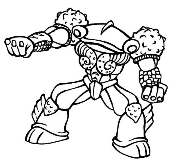 Раскраски Гормити повелители стихий