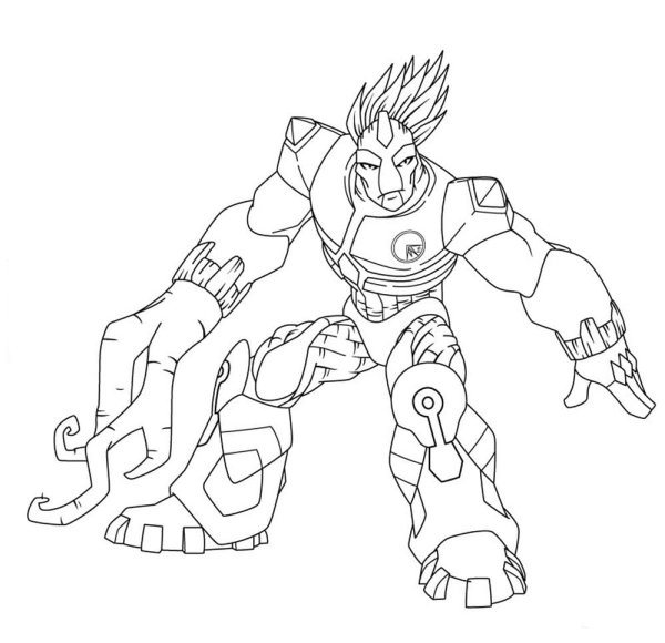 Раскраска Гормити Аоки