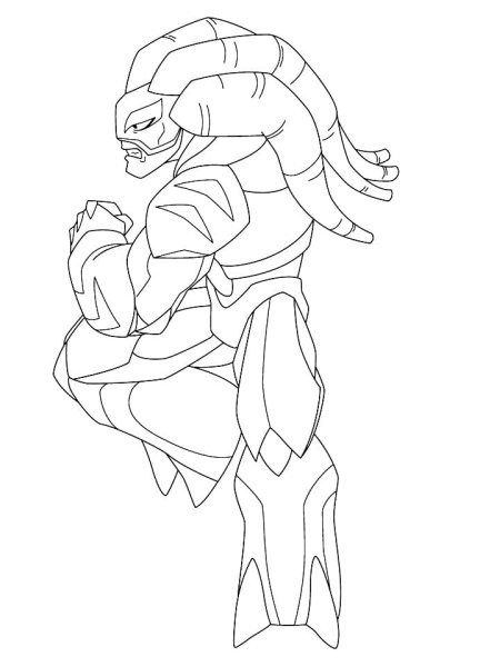 Раскраска Гормити Аоки