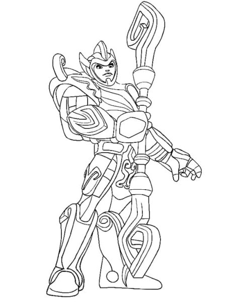 Раскраски Гормити повелители стихий