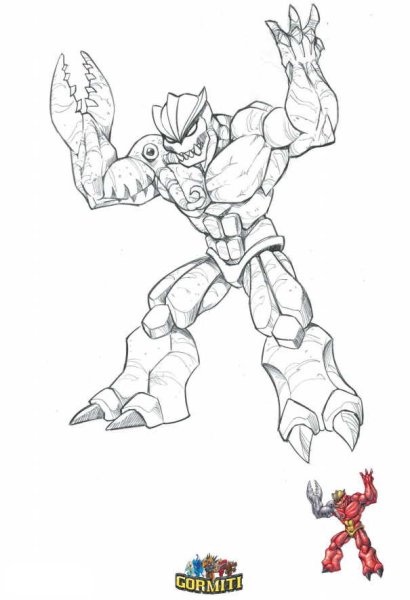 Раскраски Гормити злодеи