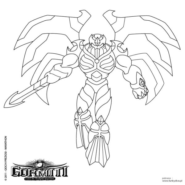 Раскраски Гормити повелители огонь