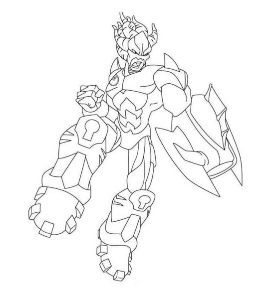 Раскраска Гормити Аоки