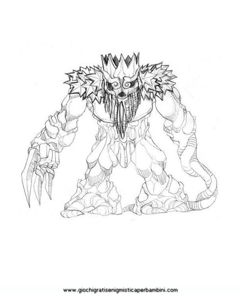 Гормити раскраска Хьюрик