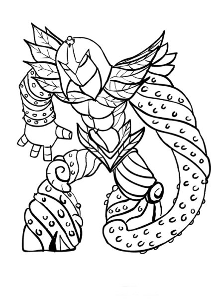 Раскраска Гормити Аоки