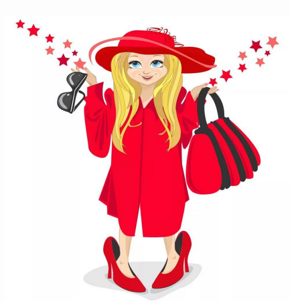 Мультяшная девочка