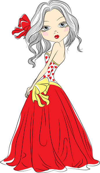 Маленькие модницы рисунки