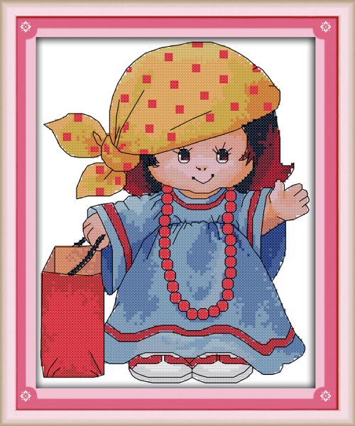 Раскраски маленькие куколки