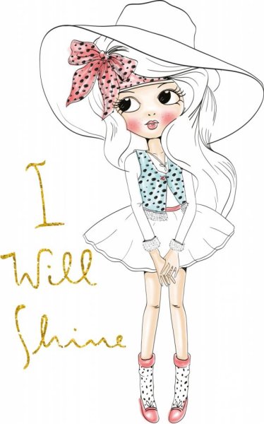 Раскраска девочкам. Модницы