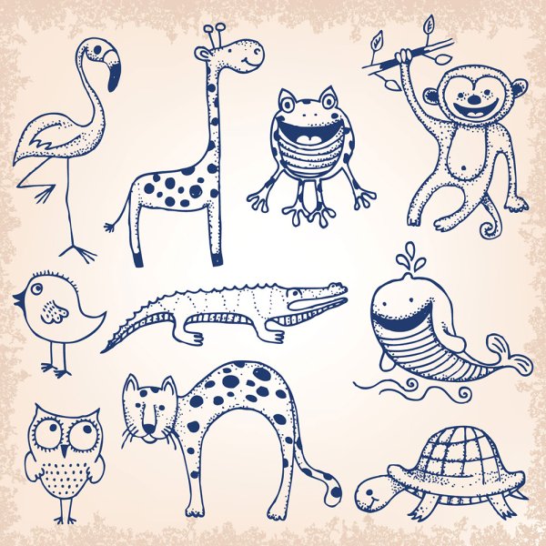 Маленькие рисунки для срисовки