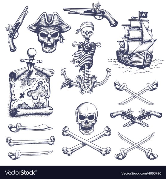 Стиль пиратский Графика