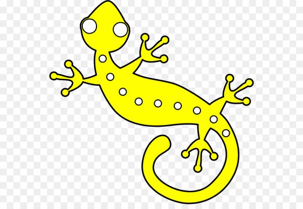 Ящерица раскраска