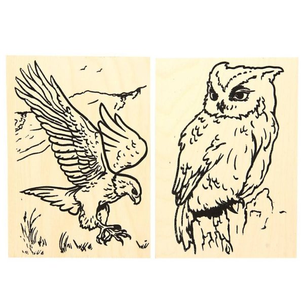 Контурное Выжигание по дереву