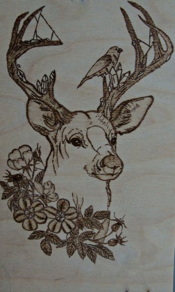 Наброски для выжигания по дереву