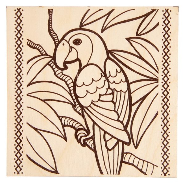 Контурное Выжигание по дереву