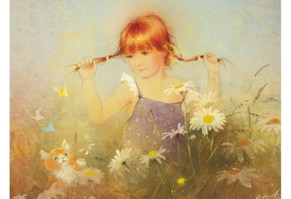 Декупажные карты девочки