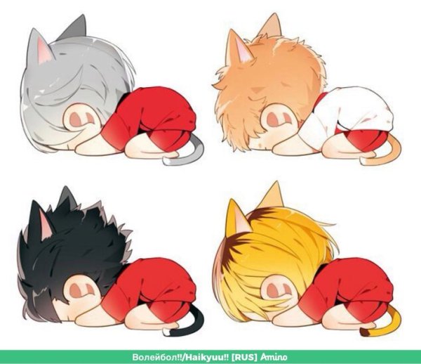 Аниме волейбол Кенма Чиби