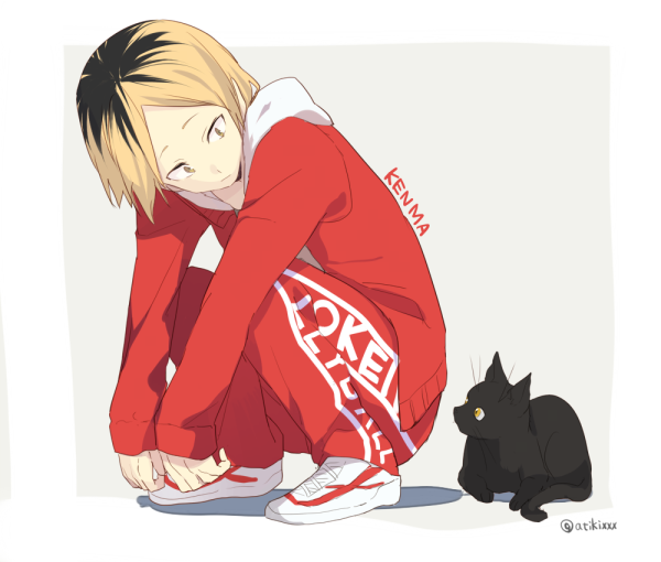 Аниме волейбол Кенма