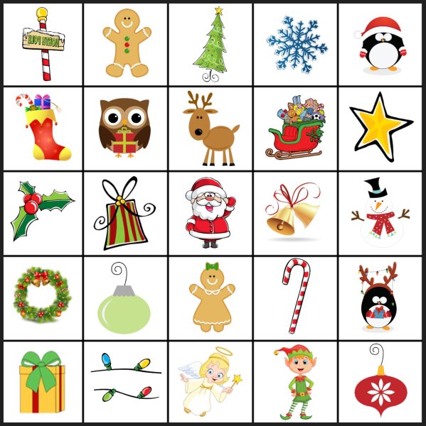 Новогодние карточки для детей