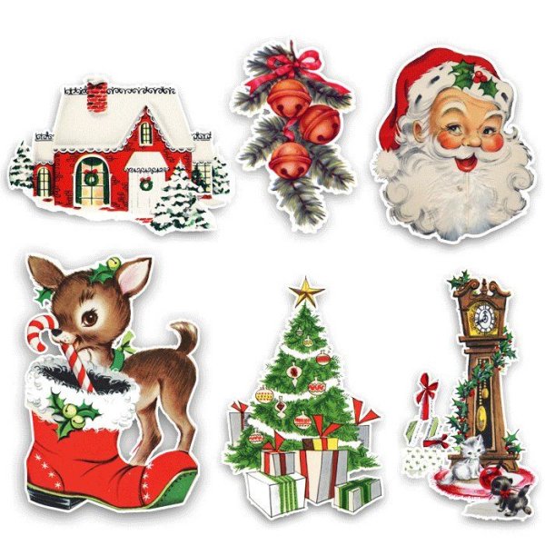 Новогодние наклейки