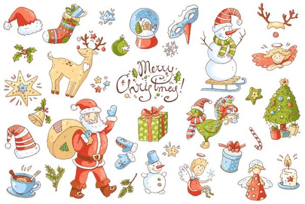 Небольшие рисунки на новый год