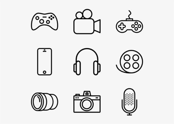 Гаджеты нарисованные