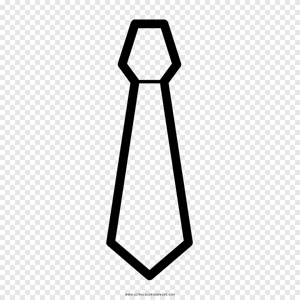 Галстук раскраска