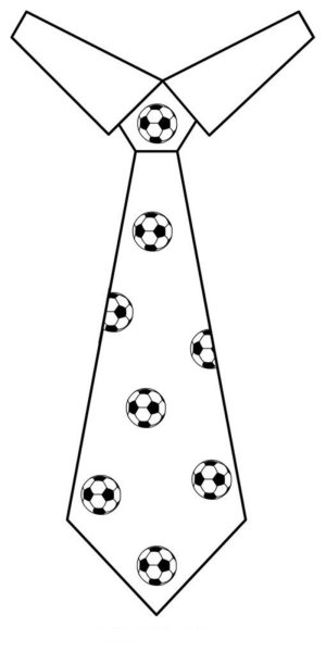 Галстук мультяшный