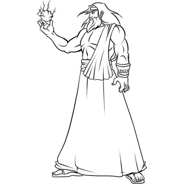 Перун раскраска для детей