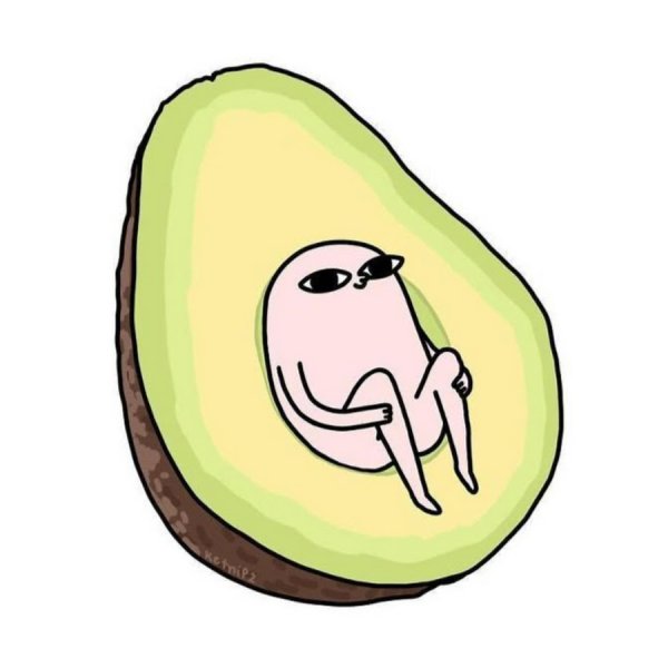 Стикеры авокадо