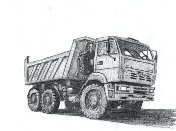 КАМАЗ 5511 самосвал раскраска