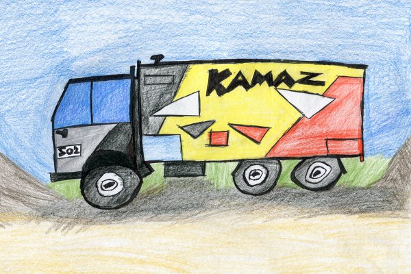 КАМАЗ рисунок