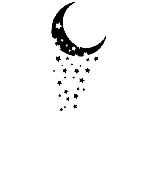 Тату месяц эскизы