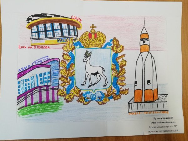 Детские рисунки о Самаре