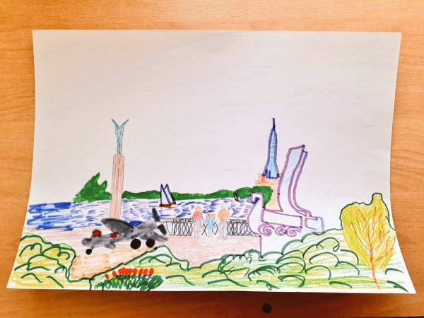 Самара рисунок