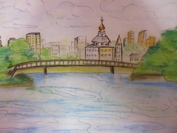 Воронеж рисунок города